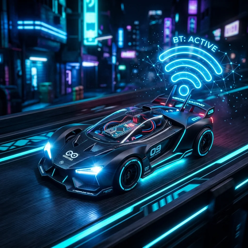 Bluetooth RC Car visual showcase