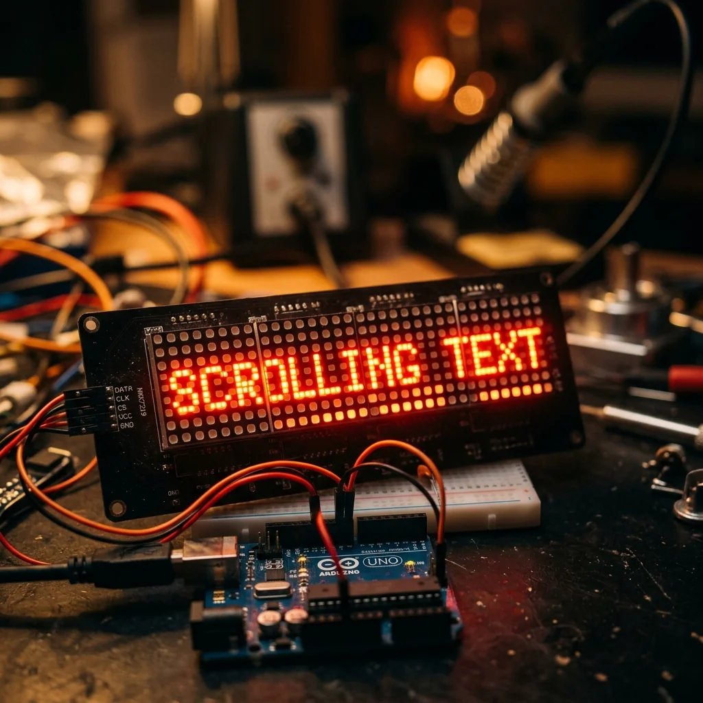 LED Matrix Display visual showcase
