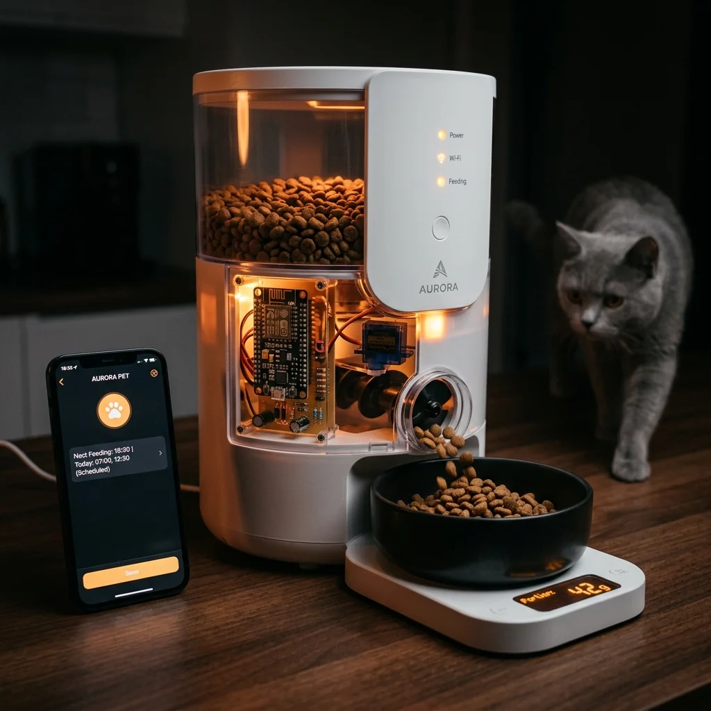 Automatic Pet Feeder visual showcase